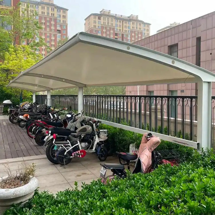 沛县膜结构电动车棚